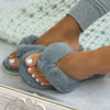 Load image into Gallery viewer, COASIE Cortina Super Soft Cosy Fluffy Slippers in Grey