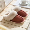 COASIE Cosy Soft Warm Slippers For Women In Red Color